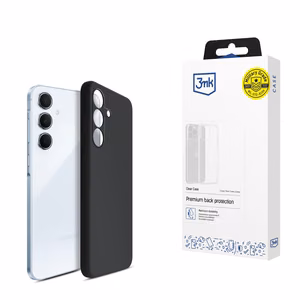 3mk Silicone Ümbris jaoks Samsung Galaxy A55 5G - must