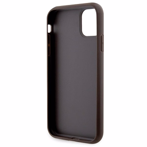 Guess GUHCN61P4TDSCPW Ümbris jaoks iPhone 11 / Xr - Brown Crossbody 4G Metal Logo