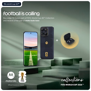 Motorola edge 70 fusion FIFA Edition 17.2 cm (6.78") Dual SIM Android 16.0 5G USB Type-C 8 GB 256 GB 5200 mAh Black