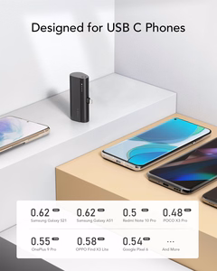 Powerbank Veger PlugOn (W0556/V0556) PD QC3.0 3A 20W 5000 mAh with a built-in connector Type C must