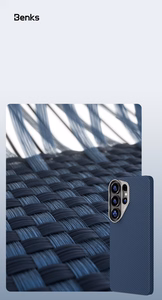 Benks Magnetic Armor Tint Kevlar 1000D (B049) для Samsung Galaxy S26 Plus синий