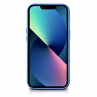 iCarer Litchi Premium nahkkott iPhone 14 Pro Max magnetiline nahkkott MagSafe helesinine (WMI14220712-LB)