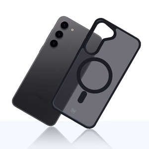 3mk Smoke MagCase jaoks Samsung Galaxy S23 5G - must