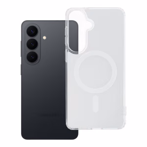 Чехол Samsung S26 PLUS Clear Fusion Mag Cover совместимый с MagSafe белый