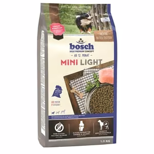 Bosch Mini Light – lahja kuivtoit väikest tõugu koertele, 2,5 kg
