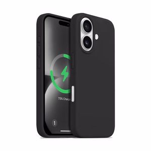 Crong Color Cover Magnetic MagSafe'i toega ümbris iPhone 16 Plus-le, must