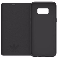 Adidas OR Booklet Ümbris Basic jaoks Samsung Galaxy S8+ - must
