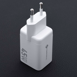 Phone laadija Forcell F-Energy Mini GaN III USB C + USB A PD QC4.0 45W VT-36 valge
