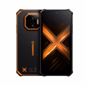 Hammer Energy X2 5G 8/256 GB, must/oranž