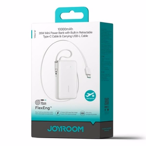 Akupank Joyroom „JR-PR2L“ valge 10000mAh (35W)