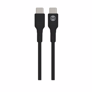Forever CC-06 PD QC autolaadija 1x USB-C 1x USB 20W must + USB-C - USB-C kaabel 60W