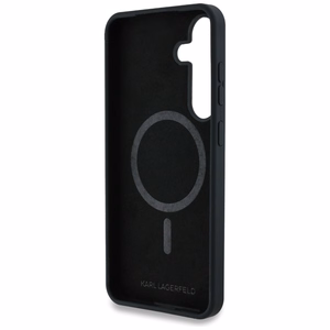 KARL LAGERFELD ümbris jaoks SAMSUNG S25 KLHMS25SPNYKGRTK (Magnetic Silicone Graffiti Ikonik) must