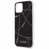 Guess kuldne Chain Collection iPhone 12 Pro Max 6.7" Ümbris - must