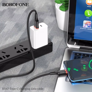 USB Cable Hoco "BX67" Black "Type-C" 100cm