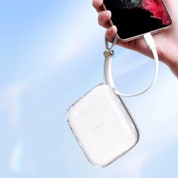 Power Bank Joyroom "JR-L005" valge 10000mAh 12W (PD / QC3.0) + integreeritud Lightning kaabel