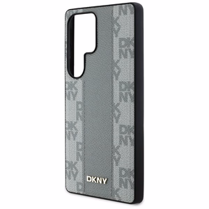 DKNY Leather Checkered Pattern MagSafe Ümbris jaoks Samsung Galaxy S25 Ultra - Hall