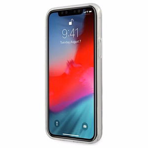 Guess GUHCP12M3D4GTR iPhone 12/12 Pro 6.1" прозрачный жёсткий чехол 4G 3D Pattern Collection