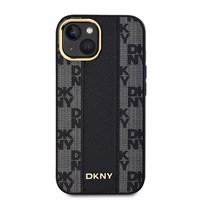 DKNY Leather Checkered Mono Pattern MagSafe Ümbris jaoks iPhone 14/15/13 - Must