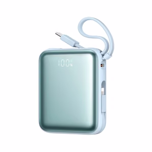 Joyroom JR-PBF27 22.5W 10000mAh Powerbank kahe sisseehitatud kaabliga - kuldne