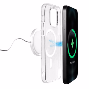 Puro Lite Mag MagSafe Silicone Ümbris jaoks iPhone 14 Pro - Läbipaistev