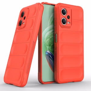 Magic Shield Ümbris jaoks Xiaomi Redmi Note 12 5G / Poco X5 5G Flexible Armor Cover punane
