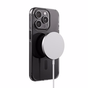 Crong Clear MAG Pro MagSafe ümbris seadmele iPhone 15 Pro, must