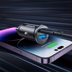Joyroom JR-CCN05 autolaadija USB-C / USB-A 30W, must