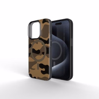 Ümbris jaoks iPhone 16 PRO MAX Forcell F-Protect Levels Dual Layer 4D technology compatible with Magsafe Military Drop-Test desert camo