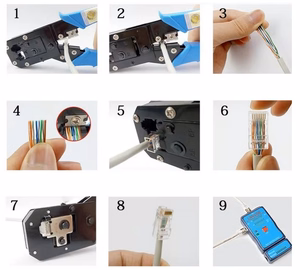 RJ45 Modular Plug for FTP CAT7, 20 pcs