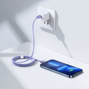 USB kaabel Baseus CAJY000205 violetne Type-C / Lightning 200cm (kuni 20W)