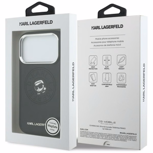 Karl Lagerfeld Point & Karl Sketch MagSafe Ümbris for iPhone 17 Pro Max - must