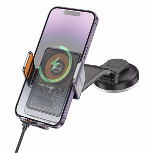 Juhtmevaba car phone Hoidja Hoco 15 W windshield / dashboard HW8 must