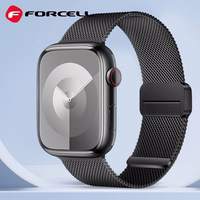 Strap to Apple Watch Forcell F-Design FA14 magnetic steel 42 / 44 / 45 / 49 mm must