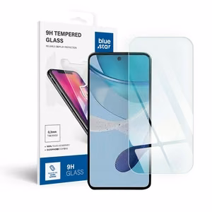 Tempered glass to Motorola G53 Blue Star