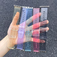 Silikoonist rihmaga käevõru Apple Watch 42 / 44 mm jaoks - must