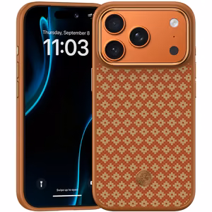 Benks Magnetic Armor Pro Armor Grid Kevlar чехол с металлической рамкой 600D (C.K.FL.AP.GD.F070) для Iphone 17 Pro Max, оранжевый