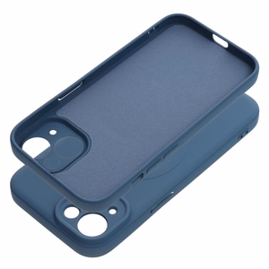 SILICONE MAG ÜMBRIS compatible with MagSafe jaoks IPHONE 15 sinine