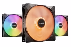 be quiet! LIGHT WINGS LX 140mm PWM High Speed 3 tk pakk must korpuse ventilaator 14 cm 3 tk