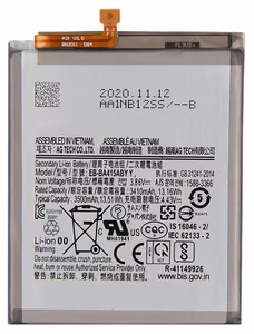 Aku ORG Samsung A415 A41 3500mAh EB-BA415ABY