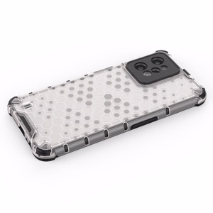 Honeycomb case бронированная крышка с гелевой рамкой Realme C31 прозрачный