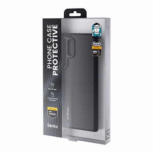 Benks Montage Magnetic Armor Pro Kevlar Ümbris Metal Frame 600D+1500D (MA41) jaoks Samsung Galaxy S24 Plus must