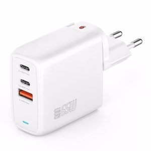 GaN Flex 65W laadija 2 USB-C+1 USB-A valge