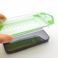 9H Karastatud klaas with mounting frame jaoks iPhone 14 Pro Max Wozinsky Premium Glass - must