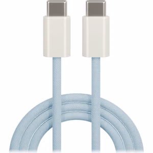 Maxlife MXUC-06 kaabel USB-C - USB-C 1,0 m 20W sinine nailon