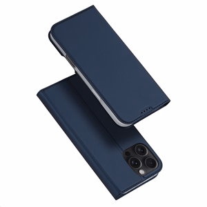 DUX DUCIS wallet ümbris SKIN PRO jaoks IPHONE 16 Pro Max sinine