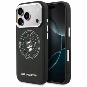 Karl Lagerfeld Point & Choupette Sketch MagSafe Ümbris for iPhone 17 Pro Max - must