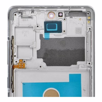 FixCell display LCD SAMSUNG S20 FE OLED with frame valge