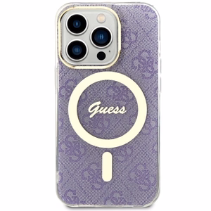 Guess GUHMP14LH4STU iPhone 14 Pro 6.1" lilla/lilla hardcase 4G MagSafe