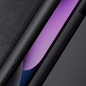 Nillkin CamShield nahast S ümbris iPhone 14 Pro Max kaamerakattega rohelise ümbrisega