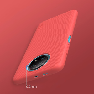 Nillkin Super Frosted Shield tugevdatud kate Xiaomi Redmi Note 9T 5G musta värvi jaoks